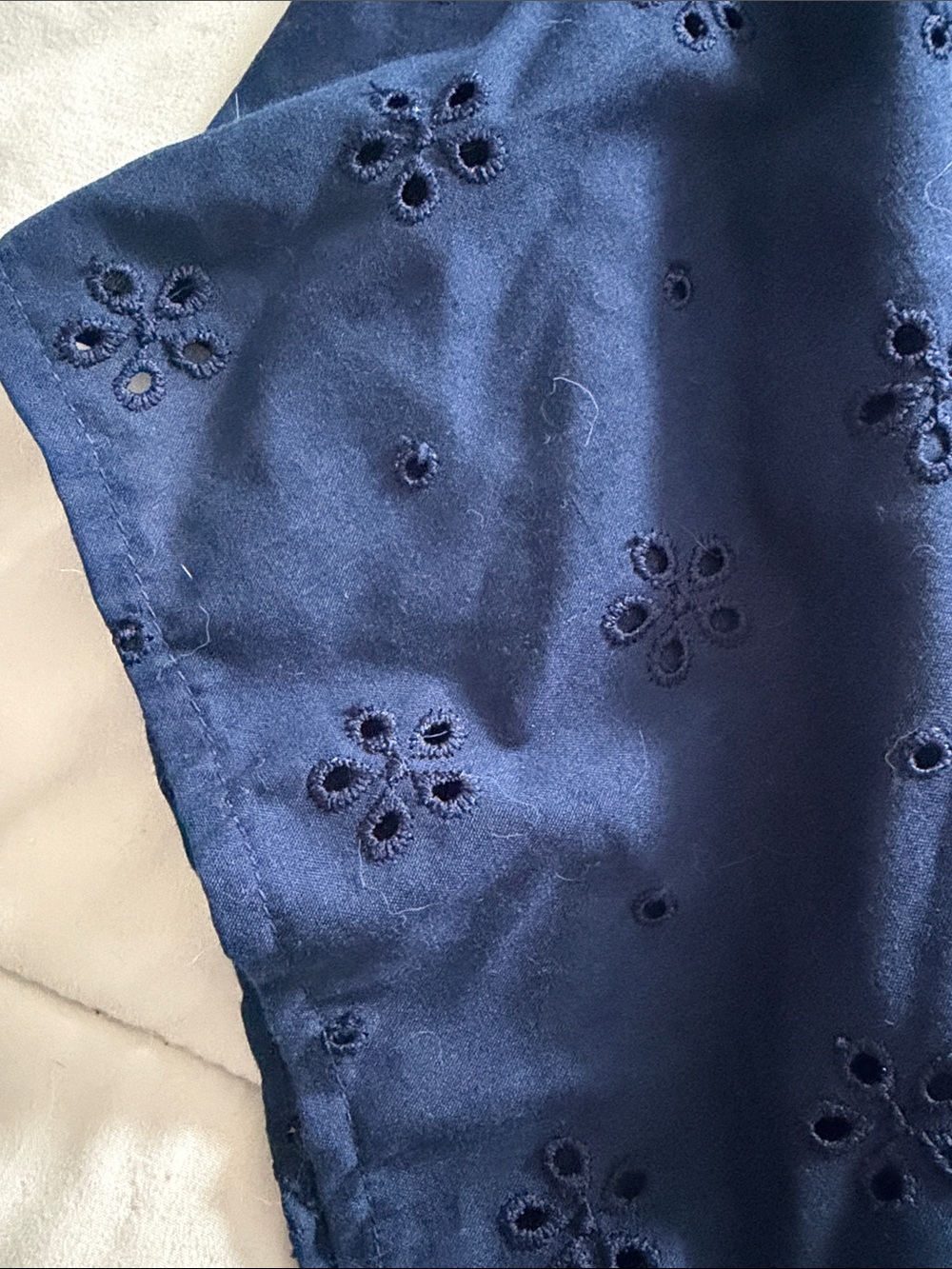 Victoria's Secret Navy Blue Eyelet Swim Coverup Set - Picture 4 of 4